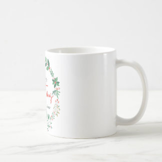 Merry Christmas Wreath Mug – Holiday & Mug, 11 oz Kaffeetasse