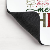 Merry Christmas Xmas Christian Jesus Family Pajama Mousepad (Ecke)