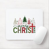 Merry Christmas Xmas Christian Jesus Family Pajama Mousepad (Mit Mouse)
