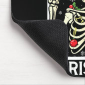 Merry Christmas Xmas Skull Skeleton Funny Men Wome Mousepad (Ecke)