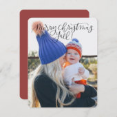 Merry Christmas Y’all card Feiertagskarte (Vorne/Hinten)