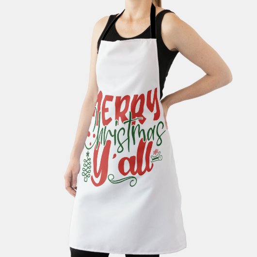 Merry Christmas Y’all Schürze (InSitu)