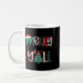 Merry Christmas Y’all Southern Christmas Tree Girl Kaffeetasse (Links)