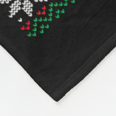 Merry Christmas Ya Filthy Liberal Ugly Knit Long S Fleecedecke (Ecke)