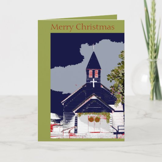 Merry Christmas y'all Feiertagskarte (Vorderseite)