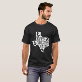 Merry Christmas Yall Texas Mistletoe White Graphic T-Shirt (Vorne ganz)