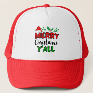 Merry Christmas Y'all Truckerkappe