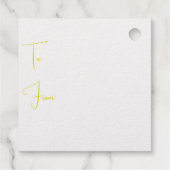 Merry Christmas Y'all Ugly Sweater Geschenkanhänger (Rückseite)