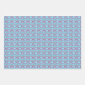 "Merry Christmas Y'all" Ugly Sweater Geschenkpapier Set (Vorderseite 3)