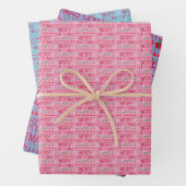 "Merry Christmas Y'all" Ugly Sweater Geschenkpapier Set (Beispiel)