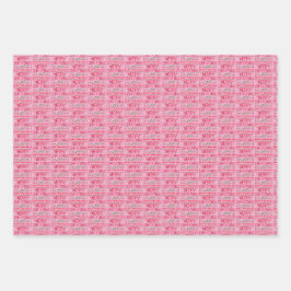 "Merry Christmas Y'all" Ugly Sweater Geschenkpapier Set