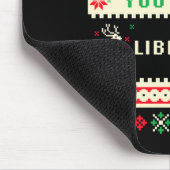 Merry Christmas You Filthy Liberals – Funny Retro Mousepad (Ecke)