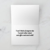 MERRY CHRISTMAS ZU EINER MITARBEITERKARTE UND FREU KARTE (Innenseite)