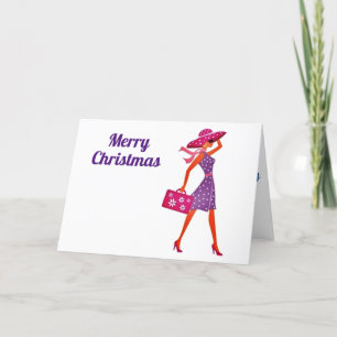 MERRY CHRISTMAS ***ZU EINER SONDERLADY** FEIERTAGSKARTE