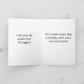 MERRY CHRISTMAS ZU meinem **BRUDER** Karte (Innenseite)