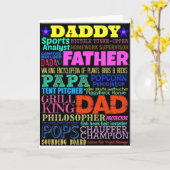 **MERRY CHRISTMAS** ZU MEINEM LIEBENEN "VATER" KARTE (Gelbe Blume)