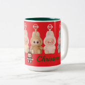Merry Christmas Zweifarbige Tasse (VorderseiteRechts)