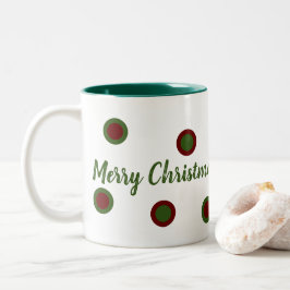 Merry Christmas Zweifarbige Tasse