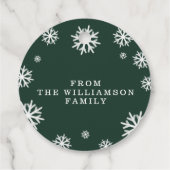 Merry Christmask Fun Santa Mask & Toilettenpapier Geschenkanhänger (Rückseite)