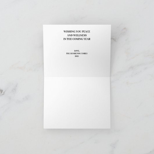 Merry Christmask Funny Holiday Card Karte (Innenseite)