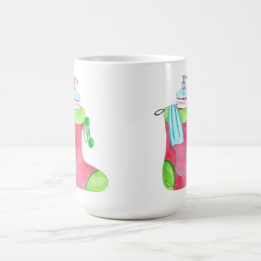 Merry Christmask Strumpf Kaffeetasse (Mittel)