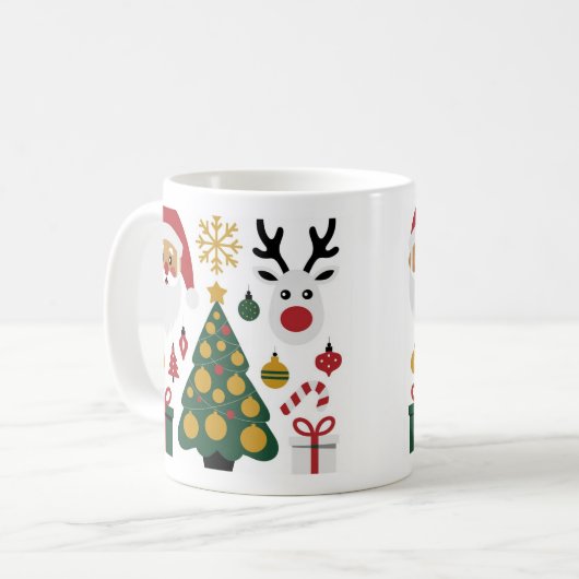Merry Christmass Geschenke | Tasse (Vorderseite Links)