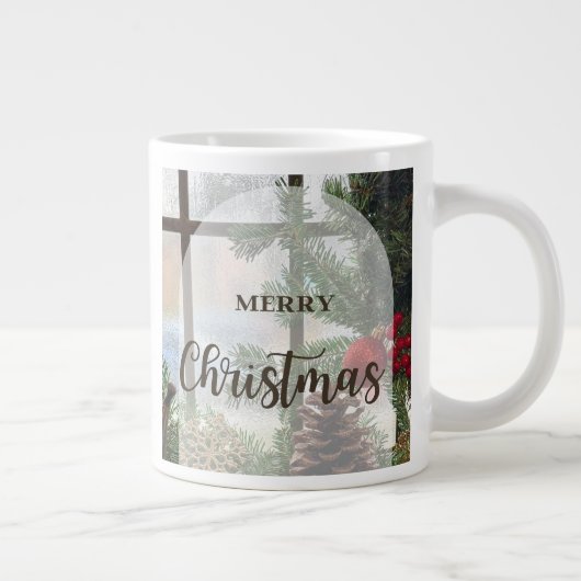 MERRY CHRISTMAST DAY Jumbo-Tasse (Rechts)