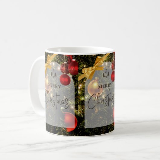 MERRY CHRISTMAST DAY KAFFEETASSE (Vorderseite Links)