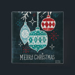 Merry Christmastime Ornaments Button<br><div class="desc">© Michael Mullan/Wild Apple | Image ID: SID14897R_Merry_Christmastime_Ornaments.pdf | Weihnachtsschmuck.</div>