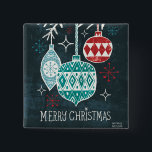 Merry Christmastime Ornaments Button<br><div class="desc">© Michael Mullan/Wild Apple | Image ID: SID14897R_Merry_Christmastime_Ornaments.pdf | Weihnachtsschmuck.</div>