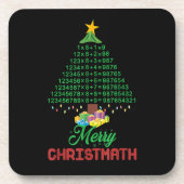Merry Christmath Funny Mah Weihnachtsbaum Xmas Gi Getränkeuntersetzer (Vorderseite)