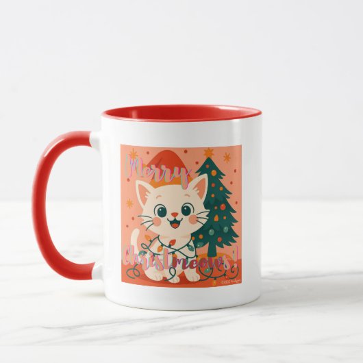 Merry Christmeows! Cat Tasse (Links)