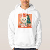 Merry Christmeows! Cute & Funny Santa Cat Hoodie (Vorderseite)