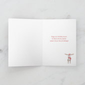Merry "Christmoose" Custom Foto Weihnachten Karte (Innenseite)