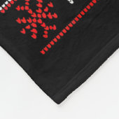 Merry Christmoose Funny Christmas Moose Sweater An Fleecedecke (Ecke)