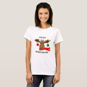 Merry Christmoose Funny Christmas T-Shirt (Vorne ganz)