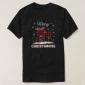 Merry Christmoose, Funny Rustic Christmas T-Shirt (Design vorne)