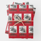 Merry Christmoose Geschenkpapier Set (Beispiel)