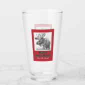 Merry Christmoose Glas (Rückseite)