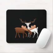 Merry Christmoose Happy New Deer T Shirt  Mousepad (Mit Mouse)