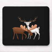 Merry Christmoose Happy New Deer T Shirt Mousepad (Vorne)