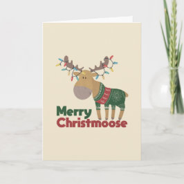 Merry Christmoose Karte