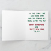 Merry ChristMoose Karte (Innenseite)