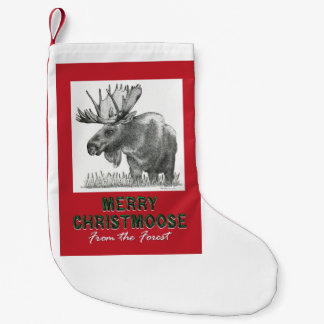 Merry Christmoose Kleiner Weihnachtsstrumpf