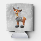 Merry Christmoose mit einem Hut Dosenkühler (Rückseite)