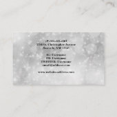 Merry Christmoose mit einem Hut Visitenkarte (Rückseite)