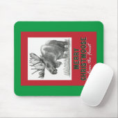 Merry Christmoose Mousepad (Mit Mouse)