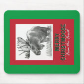 Merry Christmoose Mousepad (Vorne)
