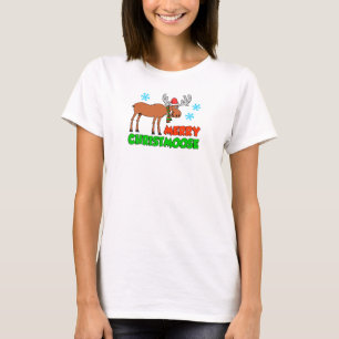 Merry Christmoose Niedlich Holiday Pub T-Shirt