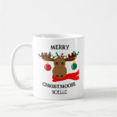 Merry Christmoose Personalisiert Kaffeetasse (Links)